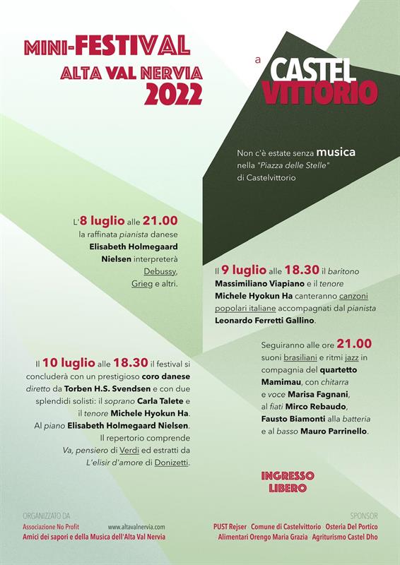 Ritorna il Festival di Castel Vittorio 